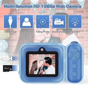 img 2 attached to 📸 Omzer Kids Camera Boys Shockproof: Capture Memories in Style and Safety!
