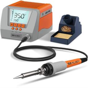 img 4 attached to 🔥 Soldering Iron with Circuited Protection: Adjustable Temperature Range of 356℉ to 896℉