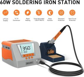 img 3 attached to 🔥 Soldering Iron with Circuited Protection: Adjustable Temperature Range of 356℉ to 896℉