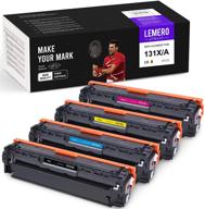 🖨️ lemeroutrust compatible toner cartridge replacement for hp 131a 131x: high-quality 4-pack for colorful laserjet pro printers logo