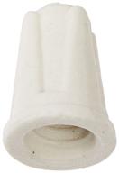 nsi top-l-d easy-twist large ceramic wire connector, 18-8 🔌 awg, 600v splice wire, max 1000f, white, pack of 15 logo