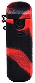 img 2 attached to Silicone Non Slip Protective Wrapping Black Red