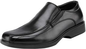 img 4 attached to Bruno State 01 Black Leather Loafers Men's Shoes