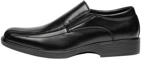 img 2 attached to Bruno State 01 Black Leather Loafers Men's Shoes