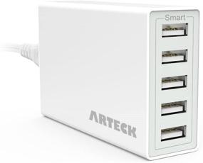 img 4 attached to 🔌 Arteck 40W 5-Port 8A High Speed Smart USB Charger for iPhone, iPad, Samsung & More!