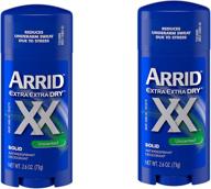 💪 arrid xx solid antiperspirant & deodorant, unscented - 2.7 oz - 2 pk: maximum protection for all-day freshness logo