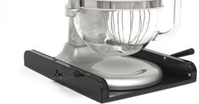 img 3 attached to 🍽️ Lipper International 8701B Kitchen Mixer and Appliance Rolling Platform, 15-3/4&#34; x 11-7/8&#34; x 2-1/8&#34;, Black