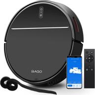 🤖 bago robot vacuum cleaner: 2000pa strong suction, self-charging & quiet slim with 600ml dustbin - ideal for pet hair, tile floor, hard floor, low pile carpet! логотип