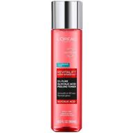 🌟 l'oreal paris revitalift 5% pure glycolic acid peeling toner with aloe vera - derm intensives, smooth skin & reveal glow, daily exfoliant for brighter skin, fragrance & alcohol free 6 fl oz logo