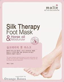 img 1 attached to 👣 [Лаборатория OBS] Маска для ног Silk Therapy - 5 упаковок (1 пара в упаковке) | Увлажняющая и питательная маска для ухода за ногами с комплексом трав для сухих ног