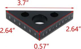 img 2 attached to Tulead Carpenter Triangle Woodworking Measurement