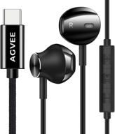 agvee digital headphones earphones microphone cell phones & accessories logo