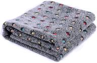 pawz road pet dog blanket: soft, cute, and cozy - available in 4 colors and 4 sizes logo