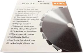 img 1 attached to 🪚 Stihl Chisel Tooth Circular Saw Blade 200 mm/7.9": Enhanced Precision and Efficiency for Cutting