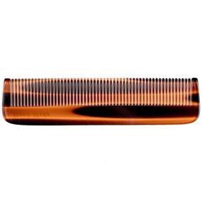 img 1 attached to Fendrihan Handcrafted Fine Tooth Pocket 🤵 Comb for Men, Faux Tortoise (5 Inches)