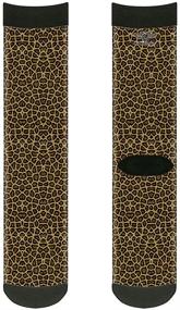 img 1 attached to Buckle Down Unisex Adults Socks Leopard Brown