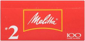 img 2 attached to Фильтры для кофе Melitta #2 Cone, 100 штук - белые