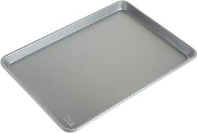 img 4 attached to 🍪 Set of 2 Chicago Metallic Commercial II Traditional Uncoated Jelly-Roll Pans, 16-3/4 by 12-Inch