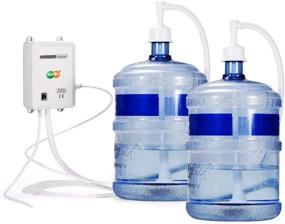 img 4 attached to 🚰 YUEWO 5 Gallon Water Dispenser Pump System with 110V AC US Plug – 20ft, Single & Double Tube Options