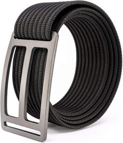 img 4 attached to Horizon Gunmetal Ultralight Black Strap Men's Accessories
