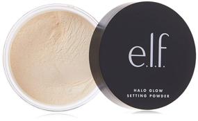 img 4 attached to 🌟 e.l.f. Halo Glow Setting Powder: Silky, Weightless, Blurring, Minimizes Pores and Fine Lines - Find your Perfect Soft Focus Effect!