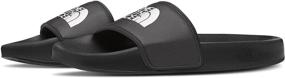 img 4 attached to North Face Slide Black White Men's Shoes for Athletic