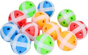 img 4 attached to Ultimate Kids Darts Game Set: 12 Sticky Balls for Fabric Dart Board – Fun Accessories Included