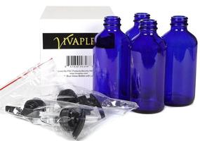 img 2 attached to 🧴 Vivaplex Large Cobalt Bottles: Stylish Lotion Travel Accessories for a Luxurious Experience