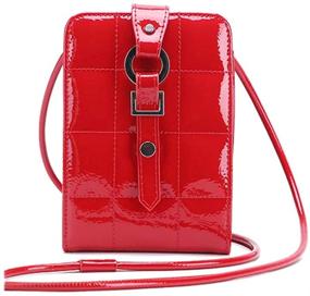 img 4 attached to 👜 Stylish Alnice Quilted Makeup Lipstick Shoulder Handbags & Wallets for Women