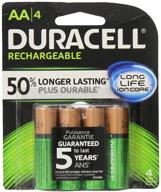 🔋 powerful duracell rechargeable aa batteries - 4 count (may have varying packaging) logo