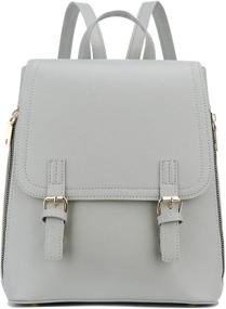 img 4 attached to KKXIU Stylish Backpack Synthetic Multiple Women's Handbags & Wallets and Fashion Backpacks