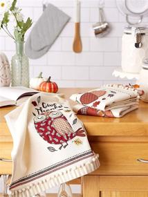 img 2 attached to DII Give Thanks 3 Piece Dishtowel Set, Fall Basics Collection, 18x28 inches