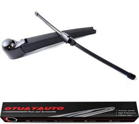 img 4 attached to High-Quality Rear Windshield Wiper Arm and Blade Replacement for VW Rabbit Golf 5 Hatchback 2003-2009 - Complete with Cover Cap