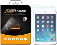 📱 (2-pack) supershieldz tempered glass screen protector for apple ipad 9.7 inch (2018 & 2017), ipad pro 9.7 inch, ipad air 2 & ipad air 1 (9.7 inch) - anti scratch, bubble free logo