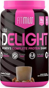 img 4 attached to FitMiss Delight Protein Powder, Chocolate Delight Nutritional Shake - 2lbs, 38 Servings