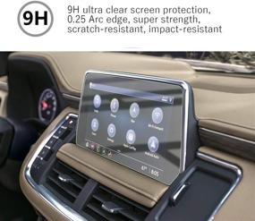 img 3 attached to 📱 MBSIX Tempered Glass Screen Protector for Chevrolet 2021 Tahoe Suburban Infotainment 3 Plus System 10.2 Inch Touch Screen – HD Clear, Scratch-Resistant Protection