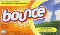 🌿 bounce outdoor fresh fabric softener sheets: long-lasting refreshment, 40 count logo