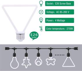 img 1 attached to 🌟 Enhance Your Space with YiDaYa Shatterproof Waterproof Decorative Non Dimmable Bulbs