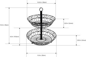 img 2 attached to 🍎 Organize Your Kitchen with the Surpahs 2 Tier Countertop Fruit Basket