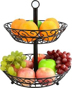 img 4 attached to 🍎 Organize Your Kitchen with the Surpahs 2 Tier Countertop Fruit Basket