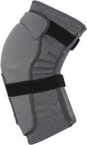 img 1 attached to 🩲 IXS Trigger Knee Guard: Breathable, Moisture-Wicking, Padded Protection in Grey - Medium Size