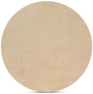 woodpeckers unfinished birch plaques - pack of 3 🪵 wood circles for crafts and signs, 16-inch diameter, 1/2-inch thickness logo