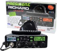 📻 exploring the wonders of communication: president richard 10 meter ham radio unleashing 50w pep power logo