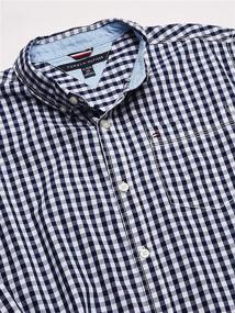 img 3 attached to 👕 Stylish and Comfortable: Tommy Hilfiger Ellison Sleeve Woven Boys' Clothing