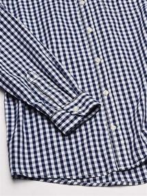 img 2 attached to 👕 Stylish and Comfortable: Tommy Hilfiger Ellison Sleeve Woven Boys' Clothing