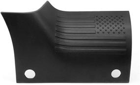 img 2 attached to 🏋️ Premium Black Cowl Body Armor Cowling Cover for 2018-2020 Wrangler JL JLU & Gladiator JT - US Flag Design