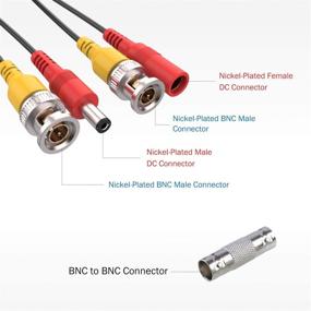 img 2 attached to ANNKE (4) 150 Feet Video Power Cable: Premium BNC Security Camera Cable for CCTV Systems