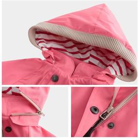 img 2 attached to 🧥 ACESTAR Boys' Waterproof Windproof Windbreaker Raincoat - Clothing, Jackets & Coats