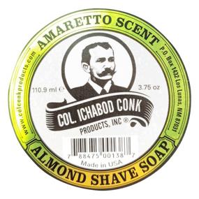 img 1 attached to Large 3.75 Ounce Almond Shaving Soap by Col. Conk