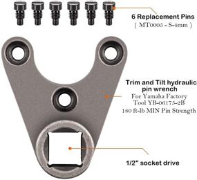 img 2 attached to 🔧 Пассатижи для регулировки/наклона подвесного мотора для Seastar и четырехтактных Yamaha V6 - снятие гидравлических цилиндров и капсул для регулировки/наклона